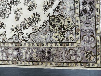 Vintage Oriental RUG TURKISH Rug Muted Vintage 7 x 10.4 Persian Rug Vintage Wool Neutral Oushak Rug Hand Made Rugs Vintage 7x10 Turkish Rug