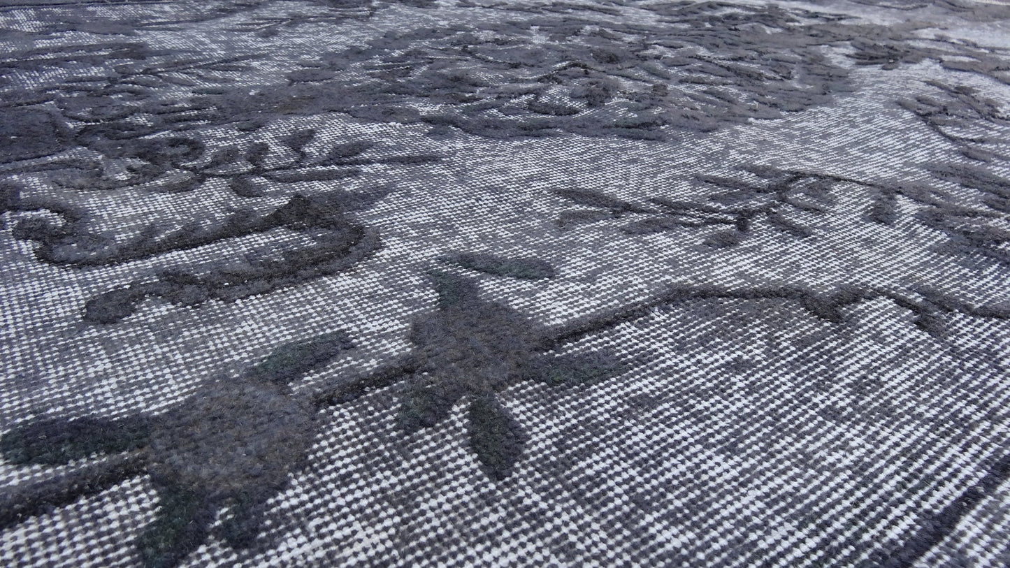 Grey Area Rug Vintage Rug Vintage living room rug Dark wool  Oriental RUG, Turkey Rugs Modern Oushak Rug Modern rug, Vintage Rug Persian