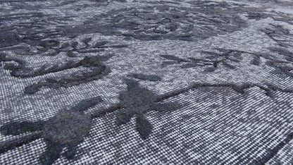 Grey Area Rug Vintage Rug Vintage living room rug Dark wool  Oriental RUG, Turkey Rugs Modern Oushak Rug Modern rug, Vintage Rug Persian