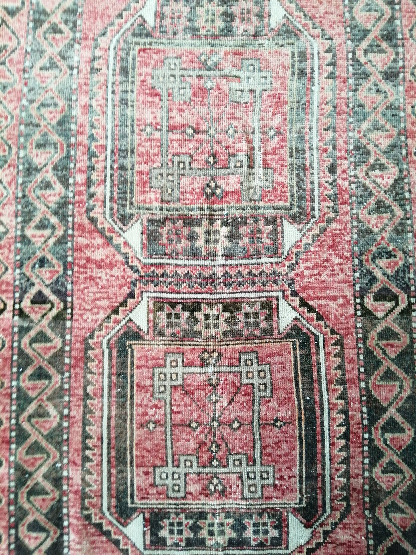 10 x 3 ft Long Runner Rug, Oushak Runner Rug, turkish Runner Rug, Rustic Oushak Rug, Wool Oushak Rug, Vintage Runner, TURKISH RUNNER Rug