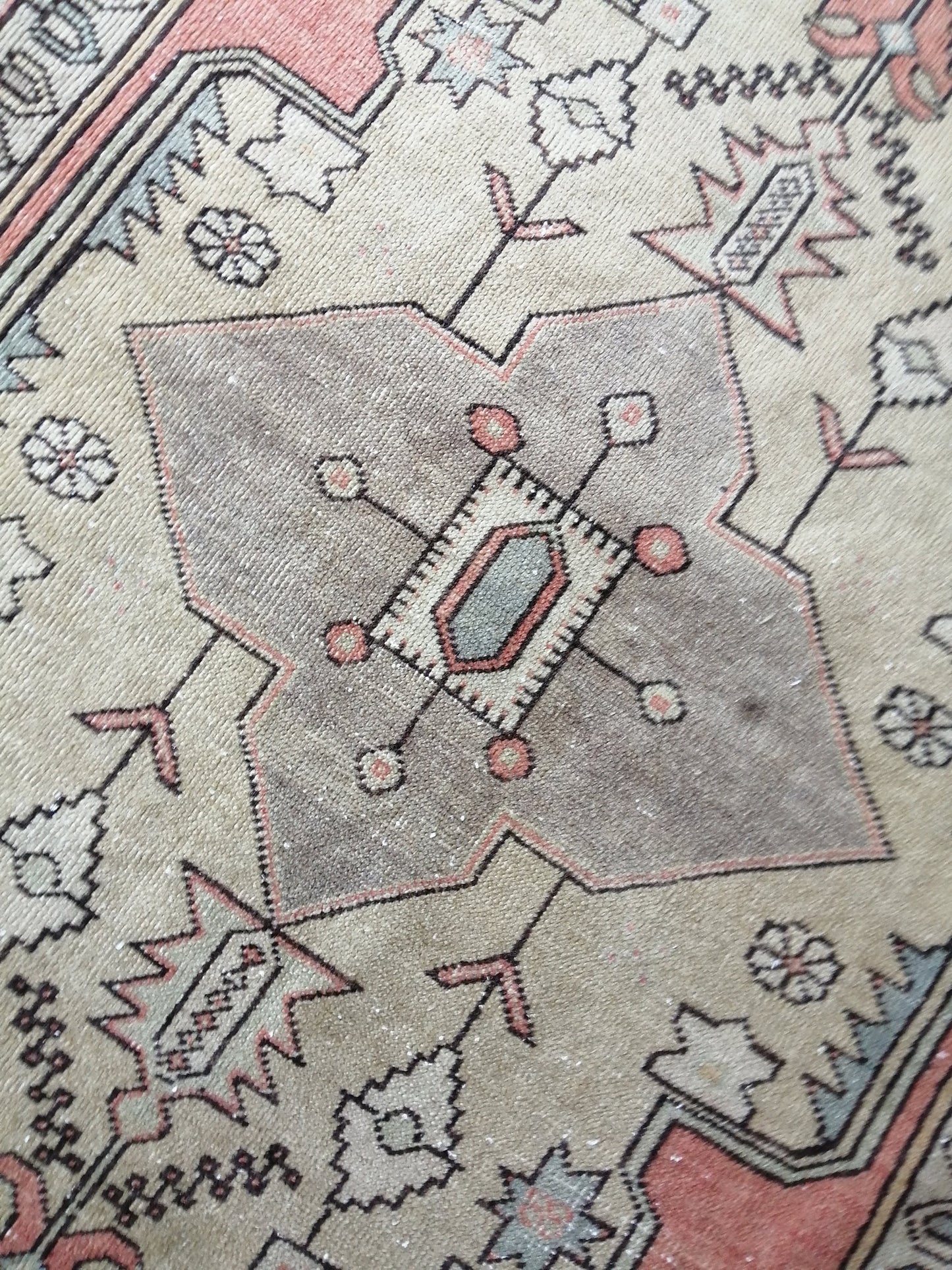 4.5 x 8 Vintage Rug TURKISH Wool Hand Knotted Rug