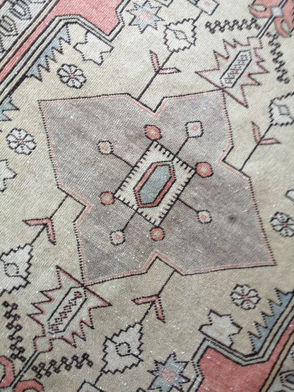 4.5 x 8 Vintage Rug TURKISH Wool Hand Knotted Rug