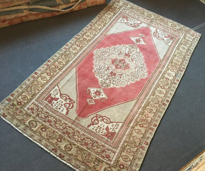 5x8 feet oversize turkish muted anatolian rug, handmade wool largest living room area rug, vintage big size red dining kitchen antique rugs