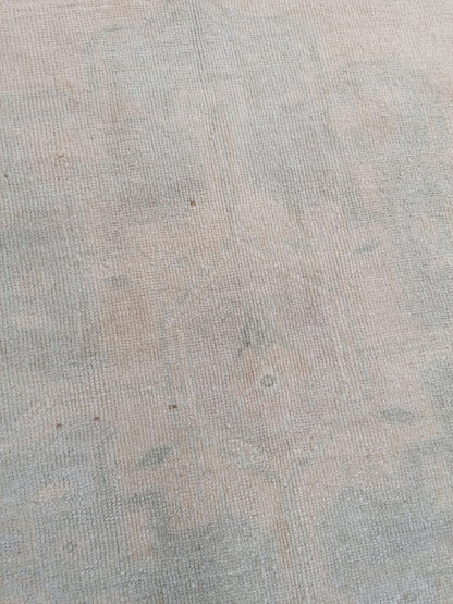 3.3 x 12.9 Turkish runner rug, vintage oushak runner rug,kitchen runner rug, hallway runner rug, Handmade runner