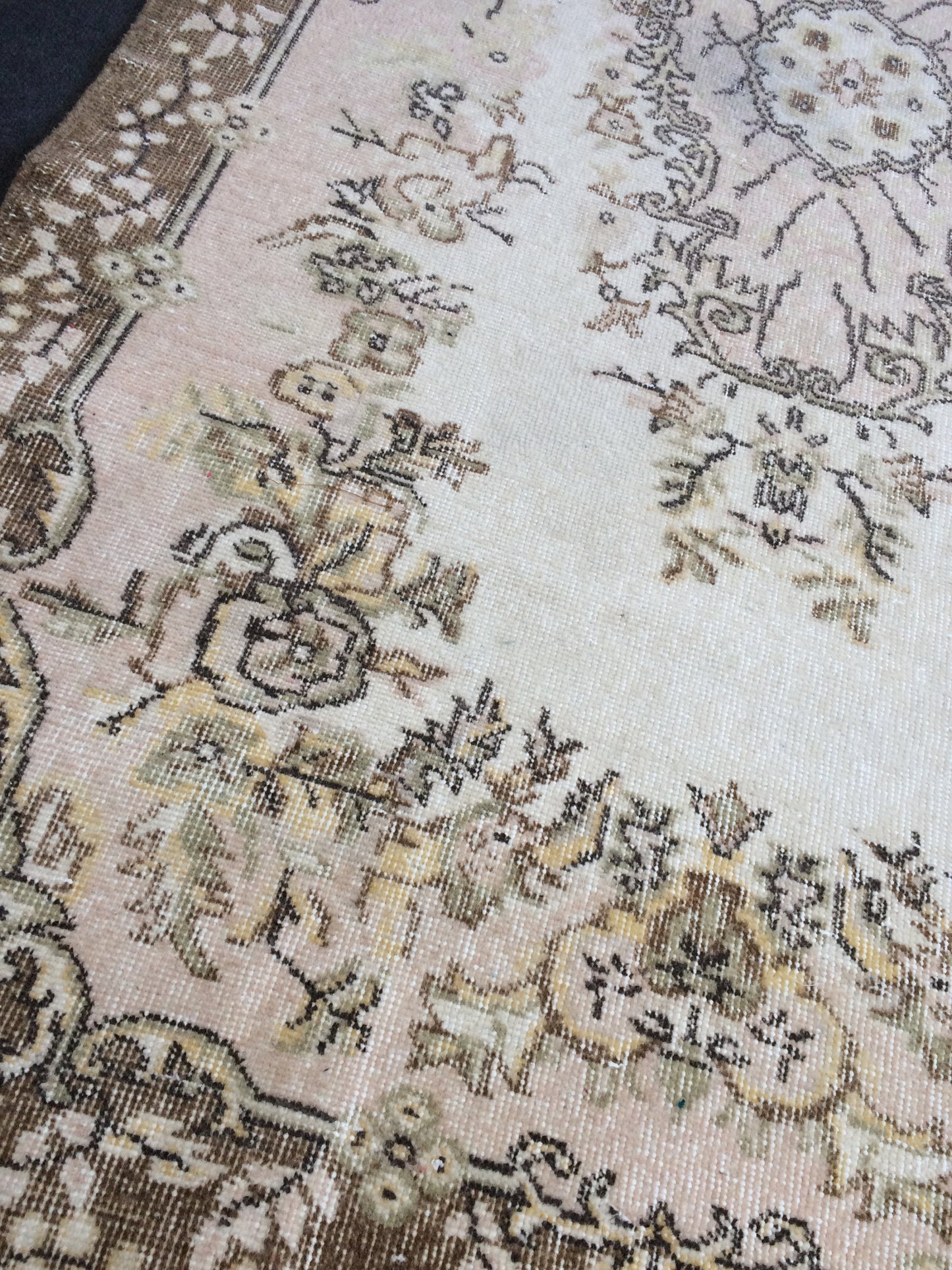 Oushak Runner Rug Turkish Runner Rug Vintage Runner Rug Hallway Runner Rug Kitchen Runner Rug Wool Runner Rug Wool Oushak Rug