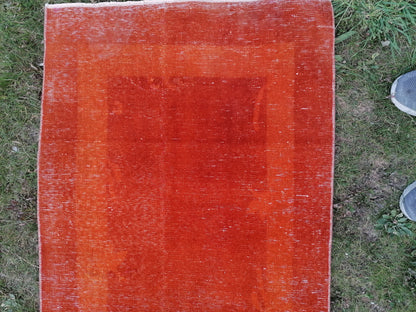 Turkısh rug, vıntage rug, vıntage turkısh rug, hand made rug,wool rug 7'10x2'4 feet