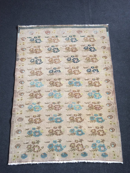 Turkish Rug, Vintage Oushak Rug, Oushak Rug, Wool Oushak Rug, Oushak Runner Rugs, Farmhouse Rug, Vintage Rug, Minimalist Rug, Hand Made Rug