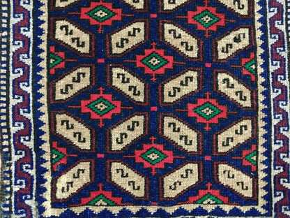 Twin Vintage Rug Mini Rug Navy Oushak Rug Small Area Rug Pair Turkish Rug Hand Made Rug A Pair Small Rug Twin Oriental Rug