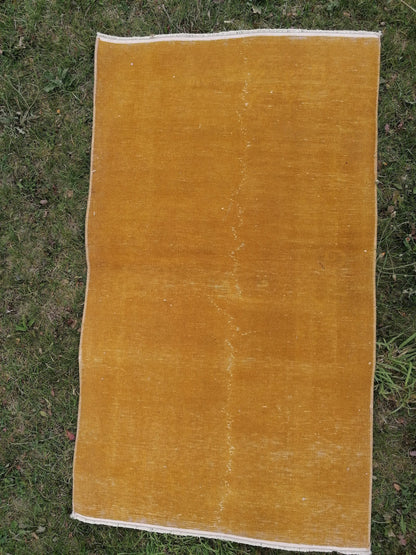 Turkısh rug, vıntage rug, vıntage turkısh rug, hand made rug,wool rug 4x2'4 feet