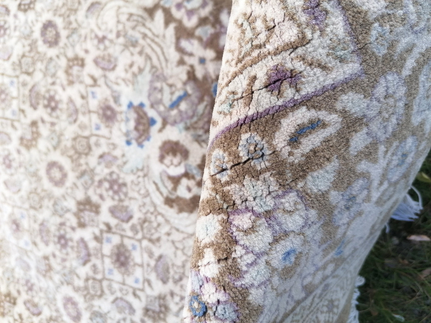 5.5 x 7.3 knotted rug - handmade living room rug, vintage wool rug, Persian rug