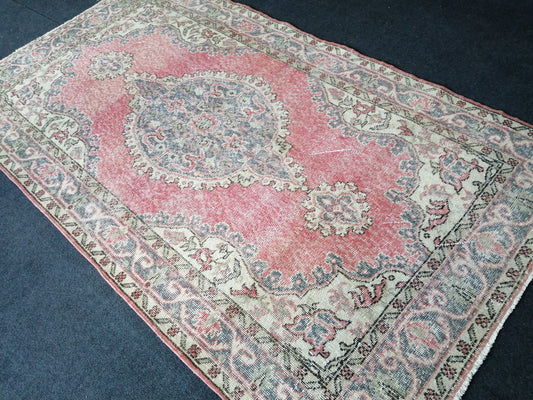 OUSHAK RUG TURKISH Oushak Rug Vintage Oushak Runner Rug Vintage Runner Rug Wool Oushak Rug Hand Made Rugs Vintage Turkish Rug