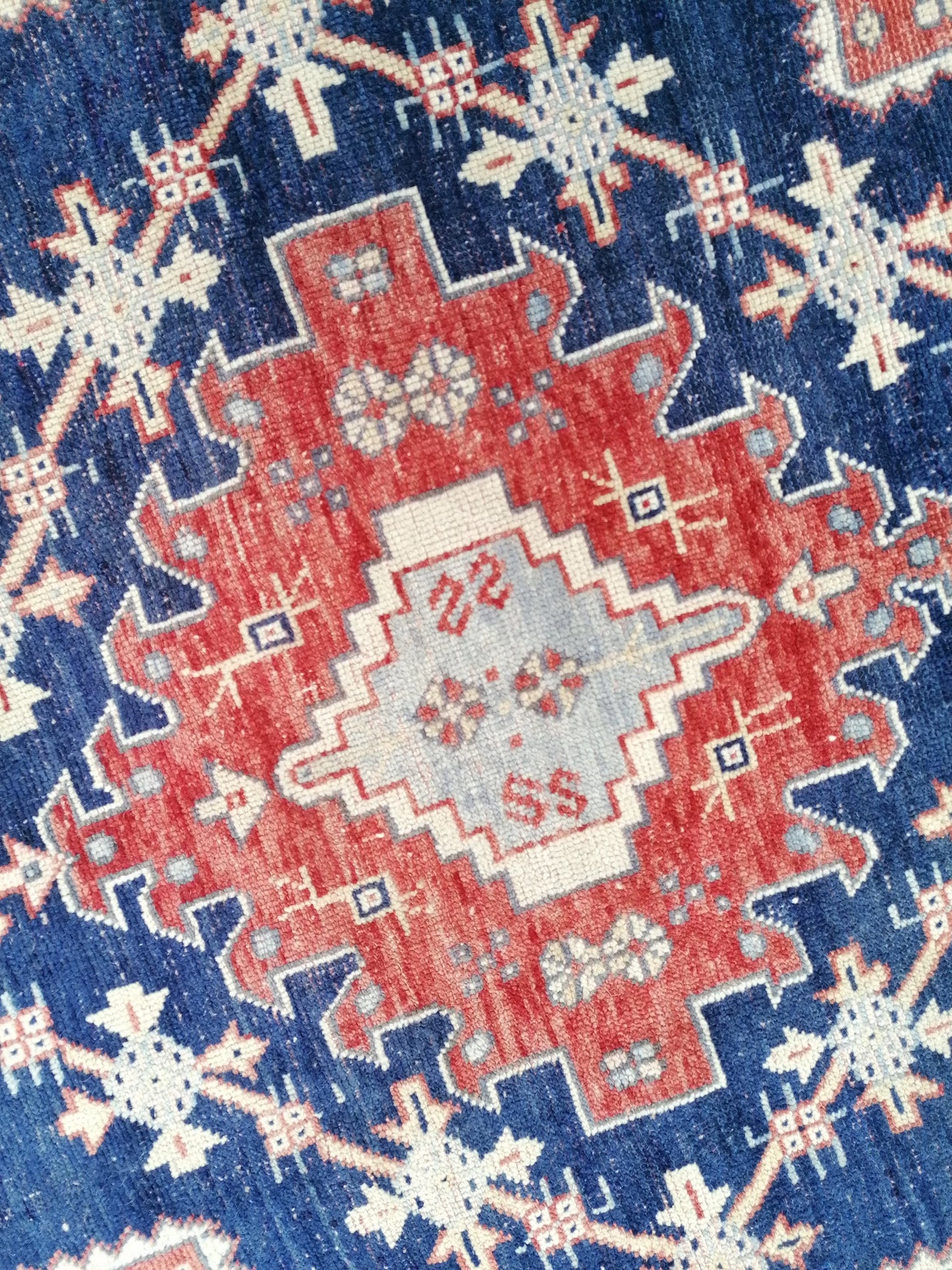 4x7 feet wide wool turkish rug, handmade kitchen floor rug, living room middle rug, vintage blue rug, oushak bedroom rug, kitchen medium rug