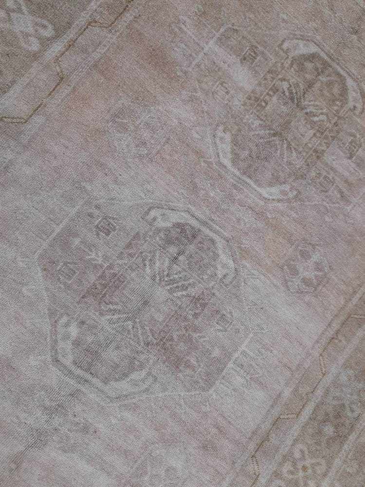 Muted Vintage Oriental RUG Persian Rug Muted Vintage Rug Vintage 5.8 x 10.5 Rug Neutral Oushak Rug Hand Made Rugs Vintage 6x10 Turkish Rug