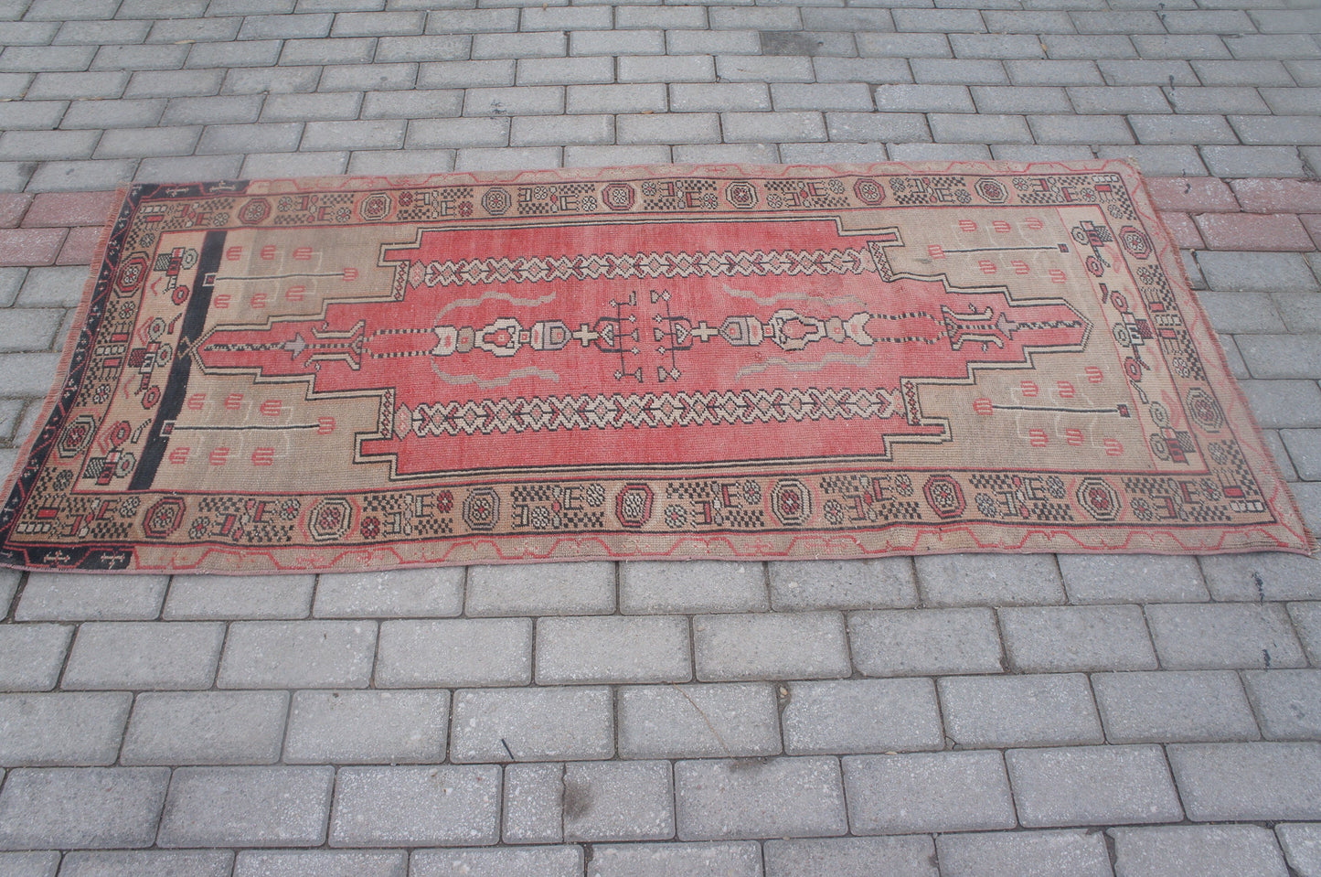 Rug, Eclectic Rug, Turkish Rugs, Oushak Rug,Bohemian Rug, Rug Runner, Rugs Runner, Turkish Rug , Farmhouse Rug, Vintage Rug, Hand Made Rug
