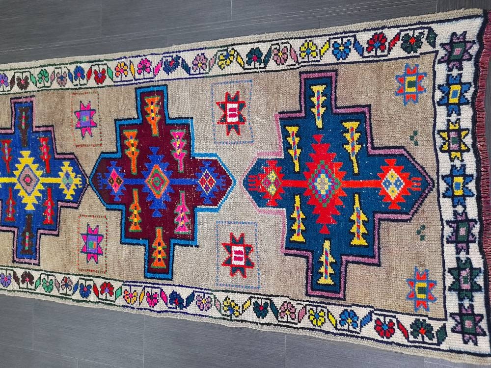 Turkish Runner 3x11 Oriental Runner Rug Rug Vintage Runner Rug Hallway Runner Rug Kitchen Runner Rug Wool Runner Persian Runner Rug Kurdish