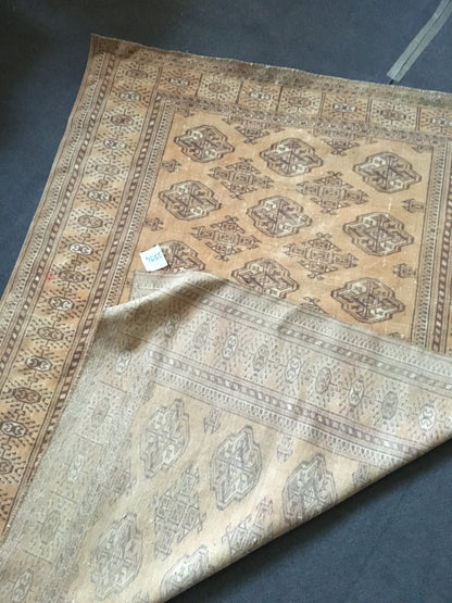 5x6 persian oversize area wool rug, oushak handmade lounge rug, distressed kitchen rug, bohemian living room rug, brown muted entryway rugs