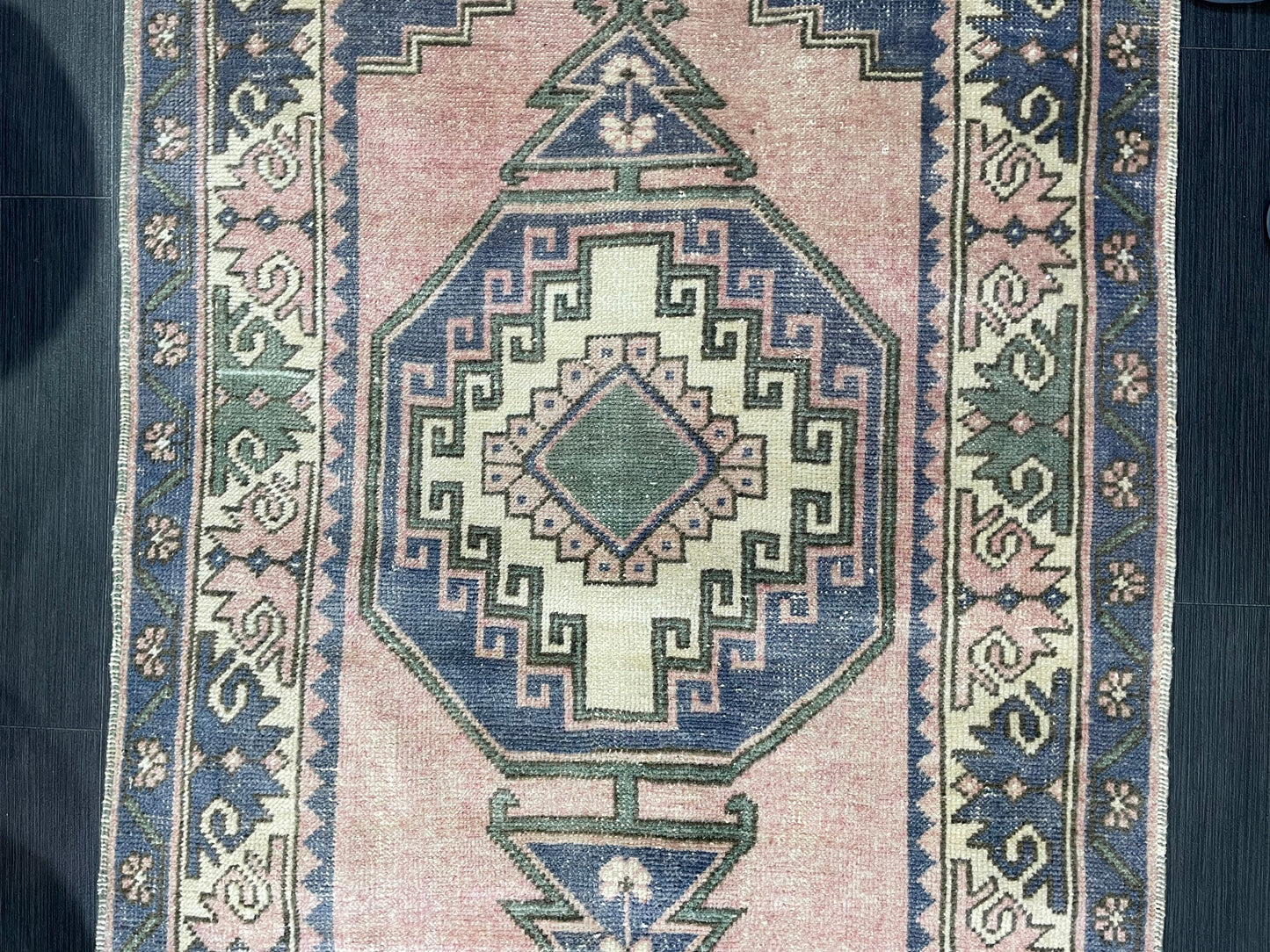 Vintage Oushak Rug, 3.2 x 5 Vintage Rug, Antique Rug, Handmade Rug, Hand Knotted Rug, Turkish Rug, Wool Rug