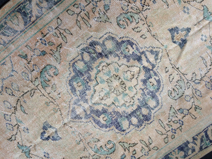 5.2 x 9.3 Large Area OUSHAK RUG TURKISH Oriental Rug Vintage Persian Rug Vintage 5x9 Rug Wool Oushak Rug Hand Made Rugs Vintage Turkish Rug