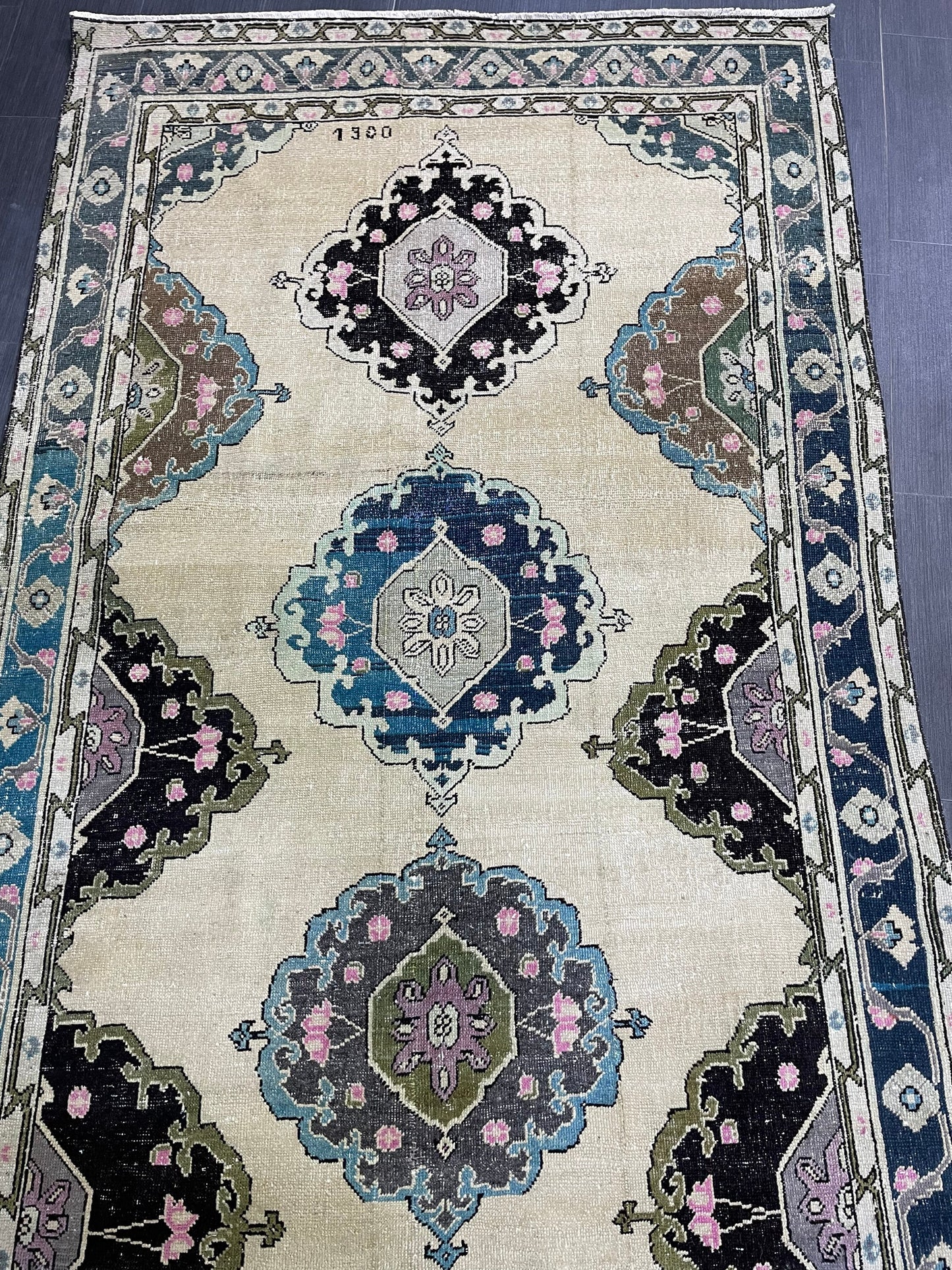 Antique Rug, TURKISH RUG, VINTAGE Rug, Living Room4.9 x 7.9 Rug, Oushak Rug, Handmade Rug, Earth Tones rug, Persian Rug, farmhouse rug