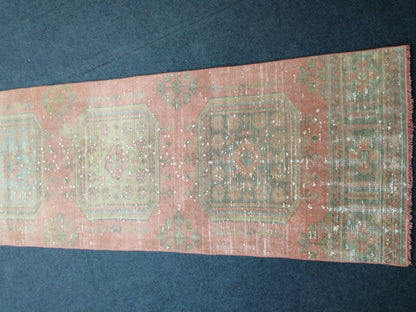 2 6 x 11.4 Oushak Runner Rug Turkish Runner Rug Vintage Runner Rug Hallway Runner Rug Kitchen Runner Rug Wool Runner Rug Wool Oushak Rug