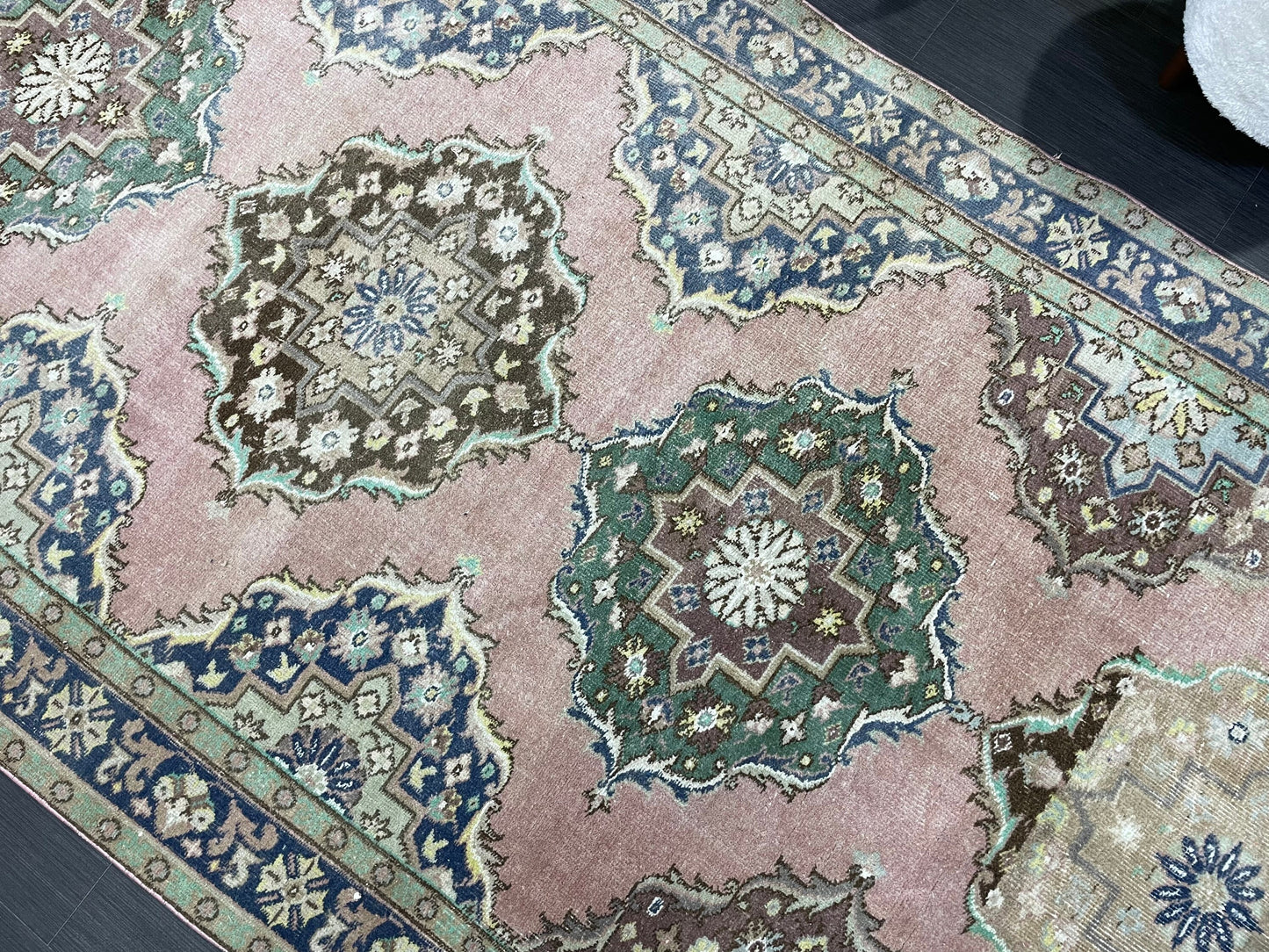 Vintage Runner Rug, Hand Knotted Runner 5 x 11.4 Rug, Turkish Runner Rug, Vintage Runner Rug, Hallway Runner Rug,Quality Kitchen Runner