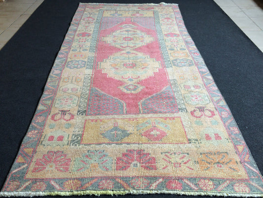 Wool Rugs Vintage Rugs  TURKISH HAND MADE Rugs   Vintage Turkish Rugs   Oushak Rug   Traditional Rug, Turkish Oushak Rug, Vintage Oushak Rug