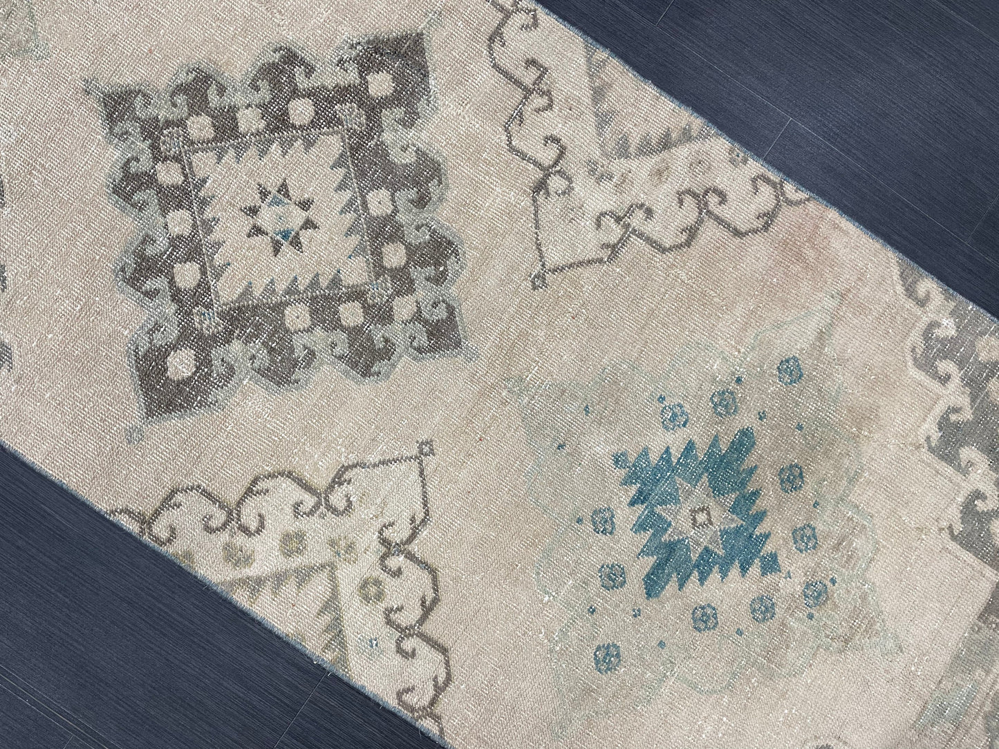 Muted Vintage Runner Rug Persian Runner Rug 2.8 x 11.2 Hallway Runner Rug Turkish Runner Kitchen Runner Rug Antique Wool Oriental Runner