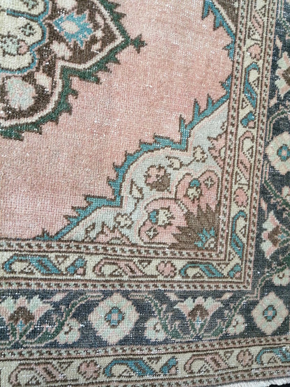 4.8 x 12.6 Oushak Runner Rug Turkish Runner Rug Vintage Runner Rug Hallway Runner Rug Kitchen Runner Rug Wool Runner Rug Wool Oriental  Rug