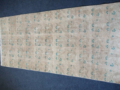 8.10 x 4 Turkish Rug, Oushak Rug, Floral Oushak Rugs, Wool Oushak Rug, Oushak Runner Rugs, Runner Rug, Vintage Rug, Hand Made Rug