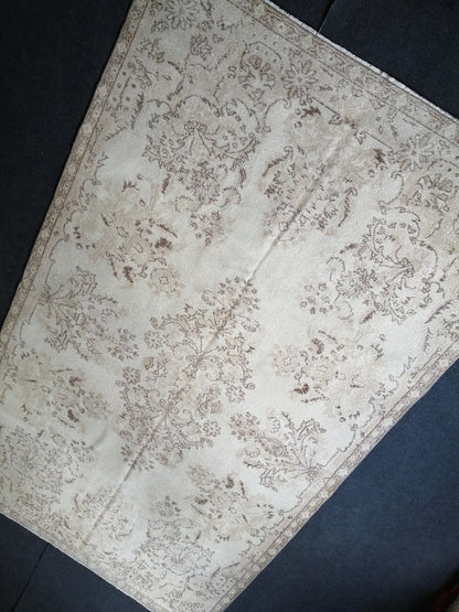 5.4 x 9 Turkish Rug, Oushak Rug, Oriental Rugs, Wool Hand Knotted Rug Runner Rugs, Runner Rug, Vintage Rug, Hand Made Rug  Oriental Rug