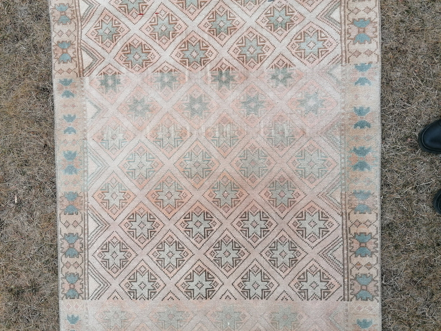 3.6 x 6.10 ft Vıntage rug, turkısh rug, wool handmade rug