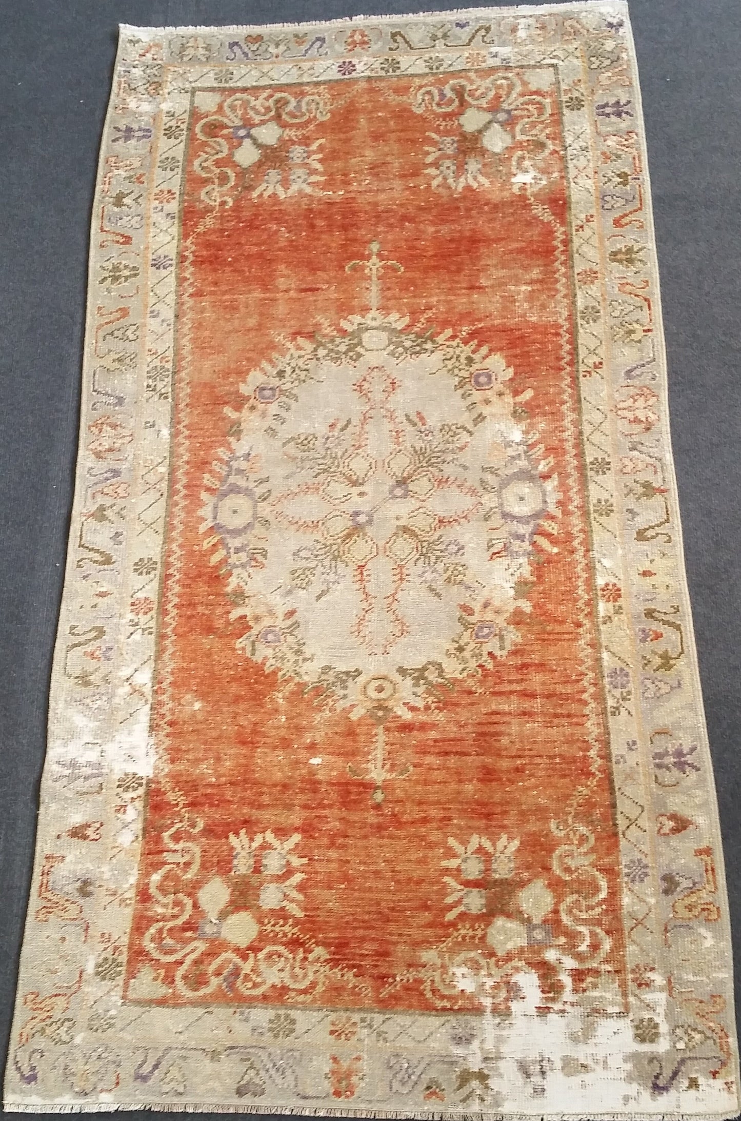 Oushak Rug Vintage Rug Turkish Rug