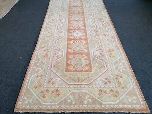 Runner rug 3.9 x 11.6 vintage kitchen runner hallway runner rug,oushak runner rug