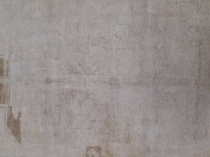 Muted Vintage Runner Rug 2.9 x 11.8 Muted Abstract Turkish Runner Rug XL Vintage Oriental Muted Runner Rug Hallway Runner Soft Wool Runner