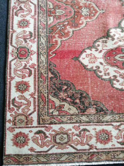 11.9 x 4.8 Oushak Runner Rug Turkish Runner Rug Vintage Runner Rug Hallway Runner Rug Kitchen Runner Rug Wool Runner Rug Wool Oushak Rug