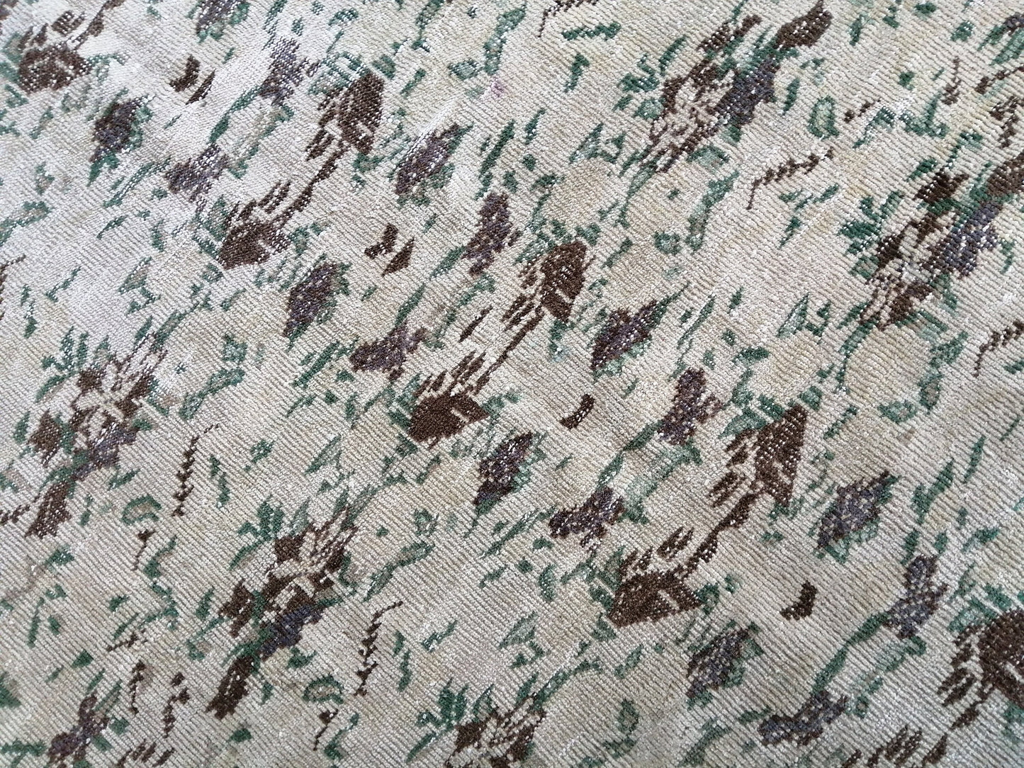 5 x 9.3 Floral Rug, Oushak Rug, Turkish Rug, Hand Made Rug,Oushak antique Rug,Hand woven Rug,Weaving Rug,Ethnic Rug,Kitchen Rug