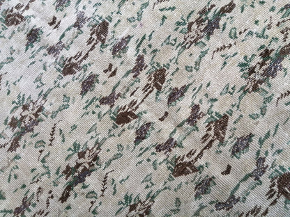 5 x 9.3 Floral Rug, Oushak Rug, Turkish Rug, Hand Made Rug,Oushak antique Rug,Hand woven Rug,Weaving Rug,Ethnic Rug,Kitchen Rug