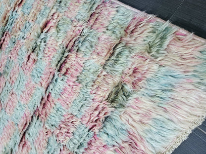 Antique Wool Rug, 2.7 x 4 Vintage Shaggy Rug,High Wool Pile Rug, Plush Rug, Handmade Rug, Hand Knotted Rug, Turkish Rug, Nomad Rug,Rear Rug,