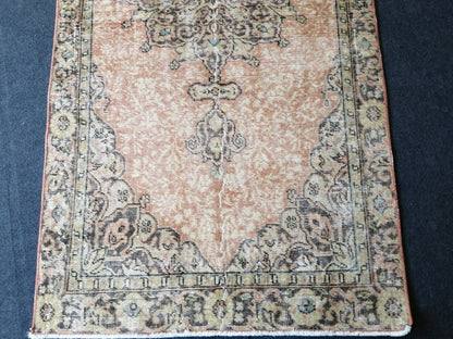 6.4 x 3.2 Vintage  Rug Turkish  Rug Oushak Rug Bohemian Rug, Living Room Rug, Oushak Rug, Hand Made Rug Wool Rug