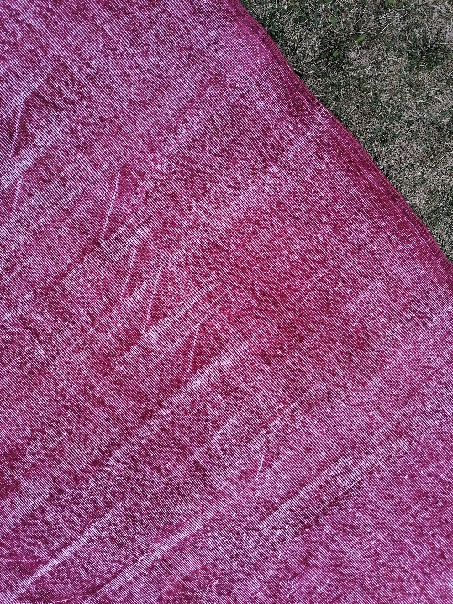5.7 x 9 turkish rug, vintage pink rug, vintage oushak rug unique hand made rug kitchen rug
