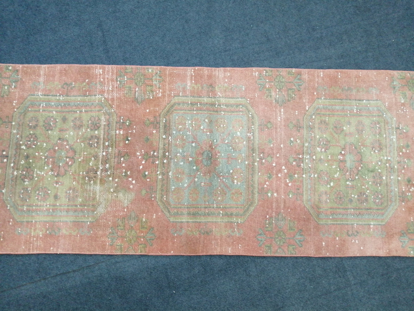 2 6 x 11.4 Oushak Runner Rug Turkish Runner Rug Vintage Runner Rug Hallway Runner Rug Kitchen Runner Rug Wool Runner Rug Wool Oushak Rug