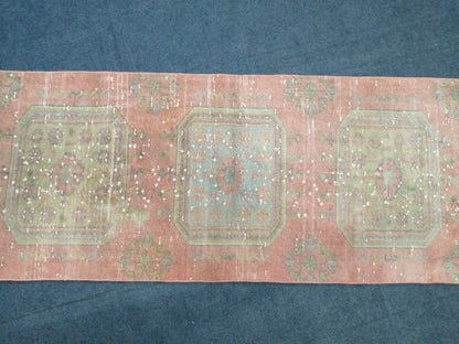 2 6 x 11.4 Oushak Runner Rug Turkish Runner Rug Vintage Runner Rug Hallway Runner Rug Kitchen Runner Rug Wool Runner Rug Wool Oushak Rug
