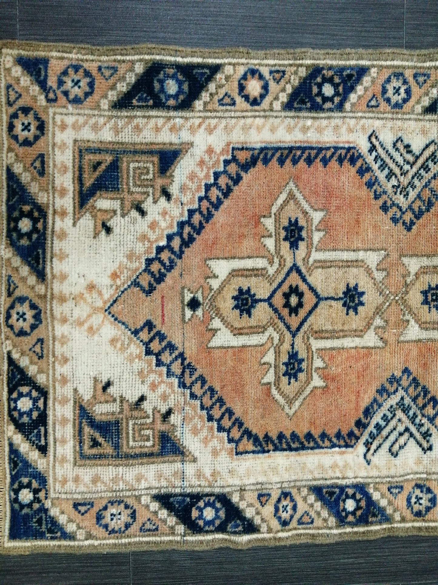 3.5 X 2 Rug, Hand Made Rug, Oushak Rug, Rustic Rug, Bohemian Rug, Turkish Rug, Farmhouse Rug, Vintage Rug, Wool rug