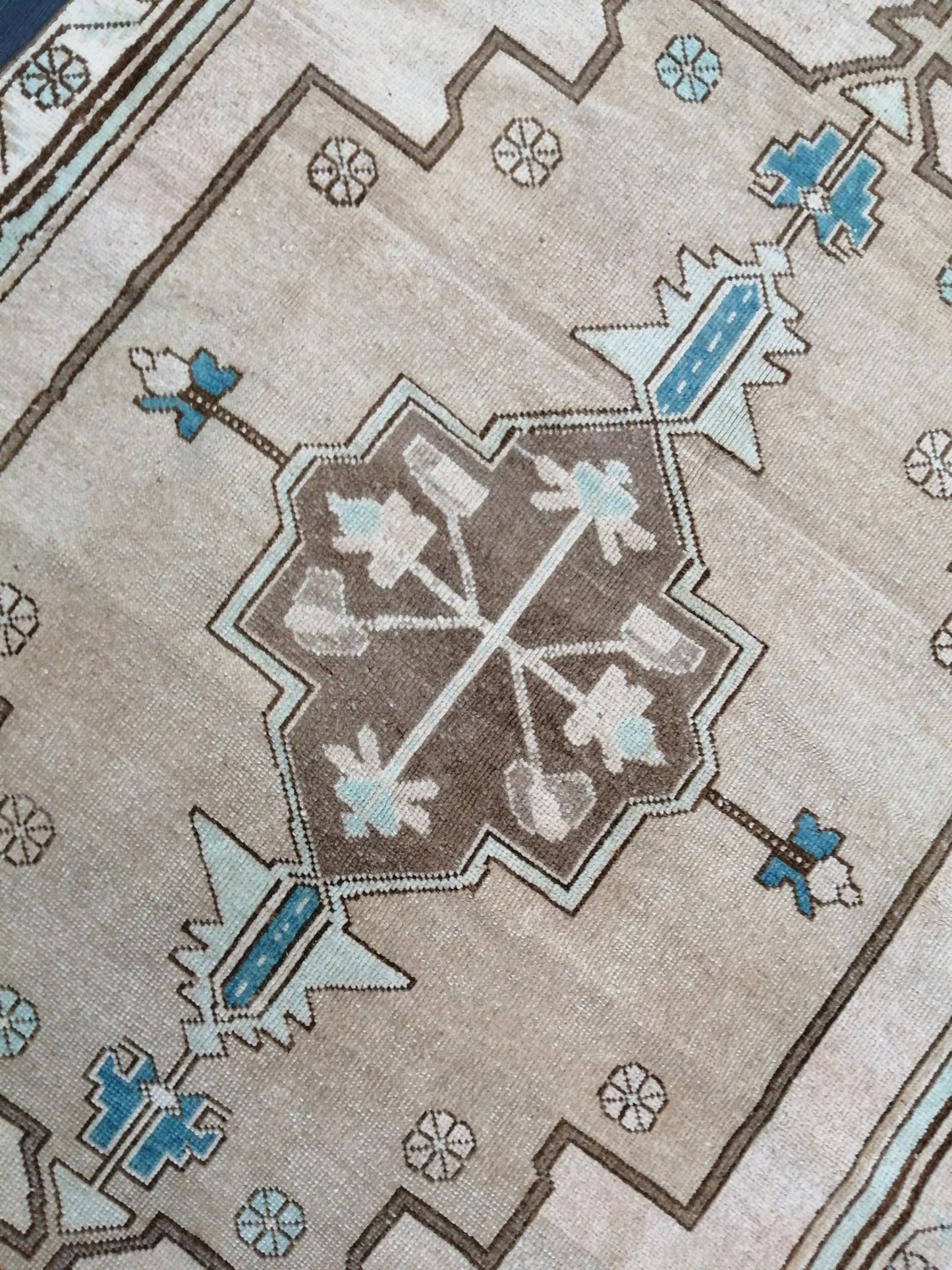 Oushak Runner Rug 4 x 8.2 ft Vintage Runner Rug Vintage Runner Rug Hallway Runner Rug Kitchen Runner Rug Wool Runner Rug Wool Oushak Rug