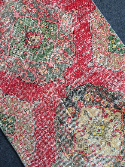 12 x 2.9 Vintage Runner Rug Oushak Runner Rug Turkish Runner Rug Hallway Runner Rug Kitchen Runner Rug Wool Runner Rug Wool Oushak Rug