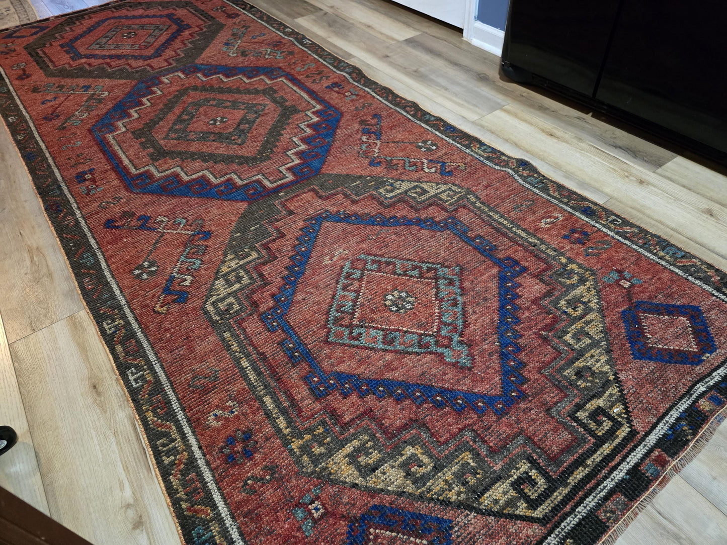 4 x 10.4 Persian Runner Rug Turkish Runner Rug Vintage Runner Rug Hallway Runner Rug Kitchen Runner Rug Wool Runner Rug Wool Oushak Rug