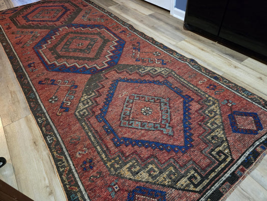 4 x 10.4 Persian Runner Rug Turkish Runner Rug Vintage Runner Rug Hallway Runner Rug Kitchen Runner Rug Wool Runner Rug Wool Oushak Rug