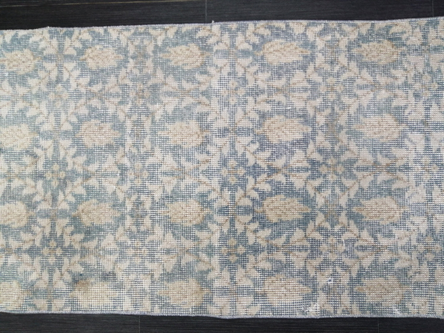 Floral Oushak Runner Rug 10.3 x 2 Turkish Runner Rug Vintage Runner Rug Hallway Runner Rug Kitchen Runner Rug Wool runner vintageturkish_rug