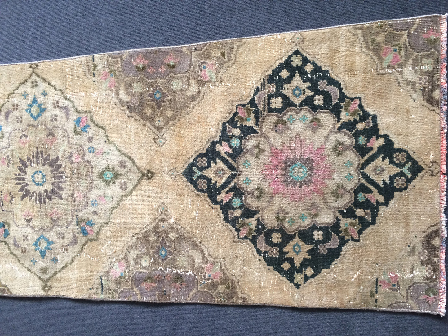 Oushak Runner Rug Turkish Runner Rug Vintage Runner Rug Hallway Runner Rug Kitchen Runner Rug Wool Runner Rug Wool Oushak Rug