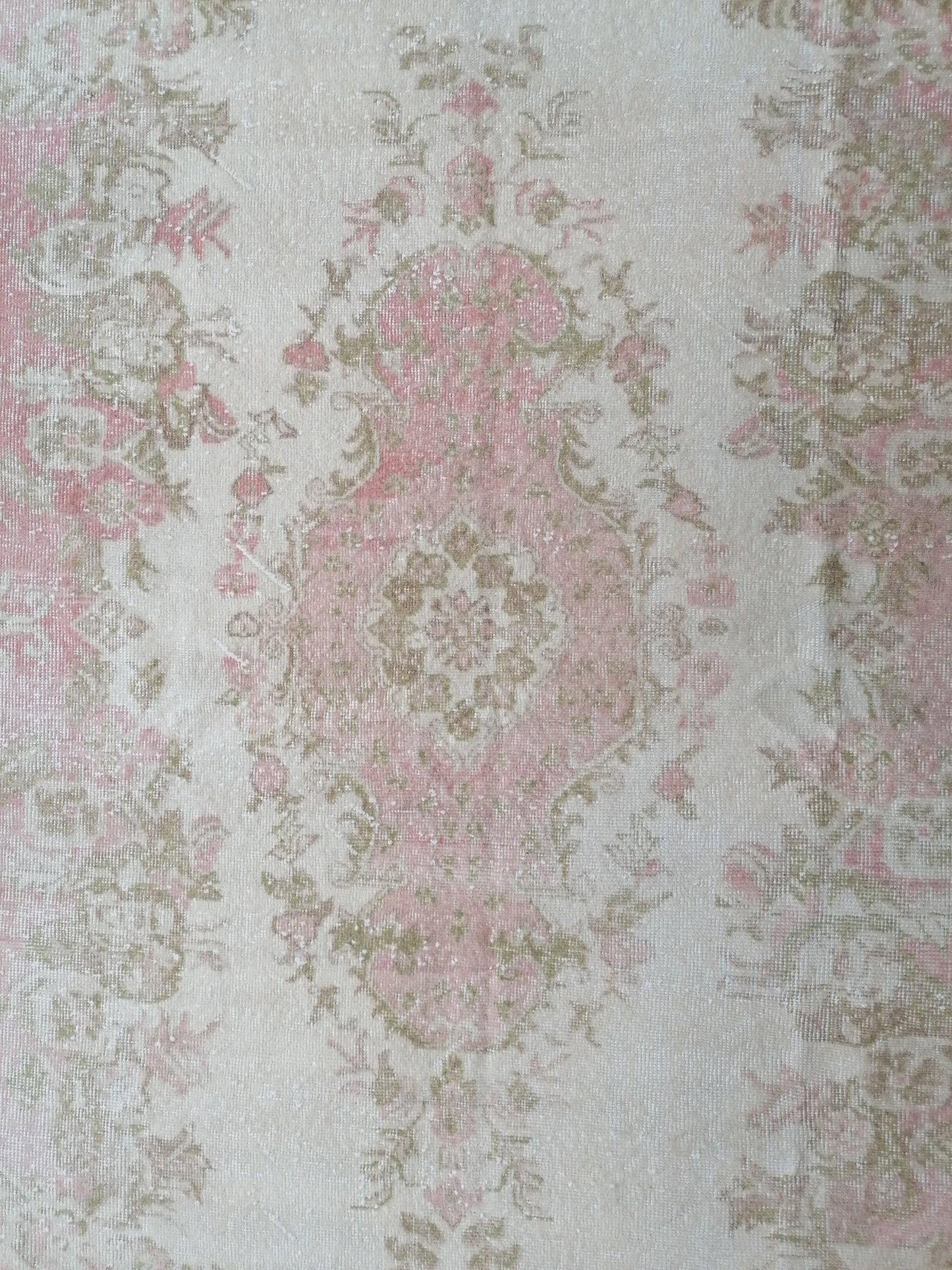 Large turkısh vıntage rug 9'4x5'6 vıntage oushak rug, anatolıa wool rug, kıtchen hand mede rug